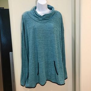 Great Northwest Indigo Pull Over blue Top NWOT !!